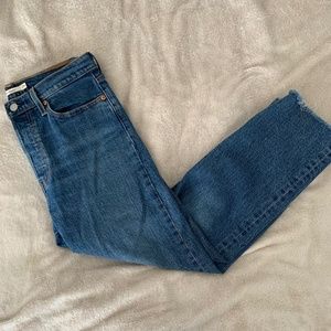 Levi's Wedgie Straight Leg 26" inseam Jeans